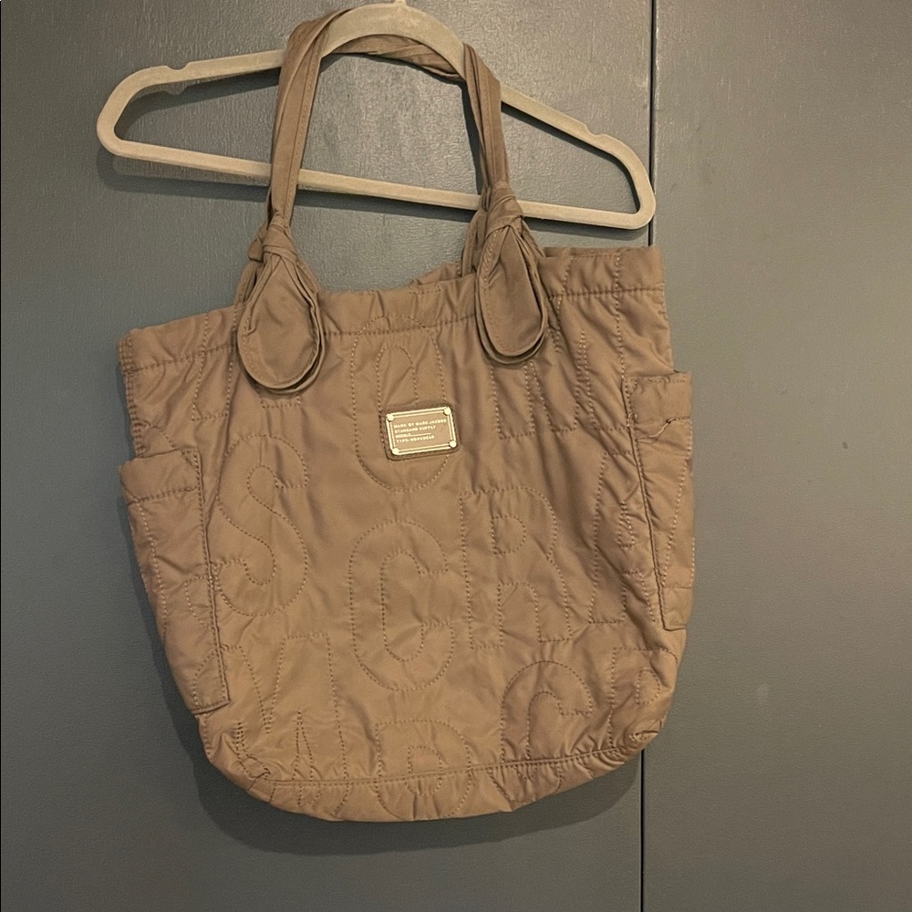 Marc By Marc Jacobs Quilted Tan Tote Bag